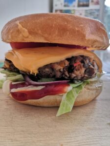 Black bean burgers