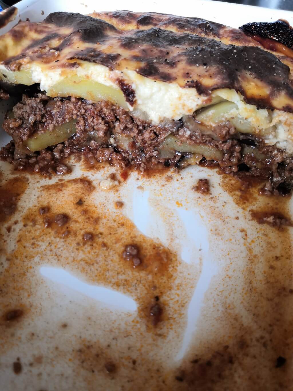 Greek Moussaka or aubergine lasagna Lindyrecipe