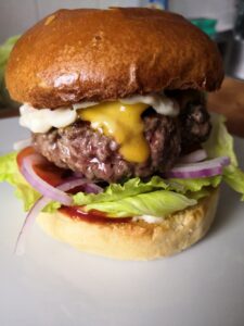 Quick and simple burger