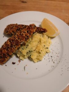 Seeded schnitzel