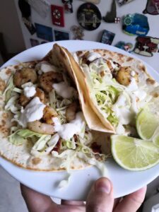 Shrimp tacos