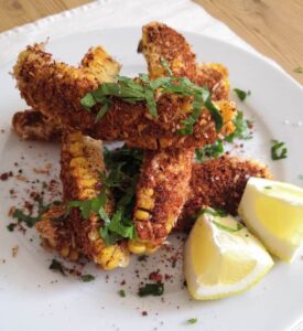 Elote corn ribs